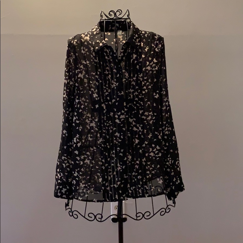 LC Lauren Conrad Button Up Blouse